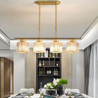 Nordic Multi-Head Glass Chandelier