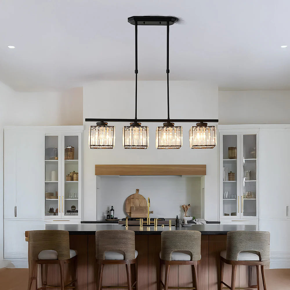 Nordic Multi-Head Glass Chandelier