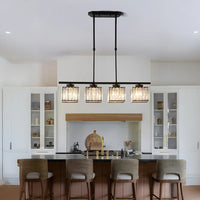 Nordic Multi-Head Glass Chandelier