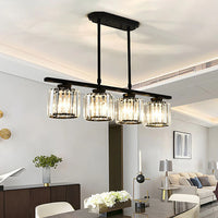 Nordic Multi-Head Glass Chandelier
