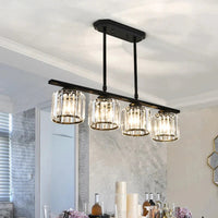 Nordic Multi-Head Glass Chandelier