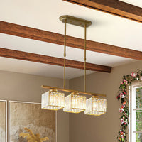 Nordic Multi-Head Glass Chandelier