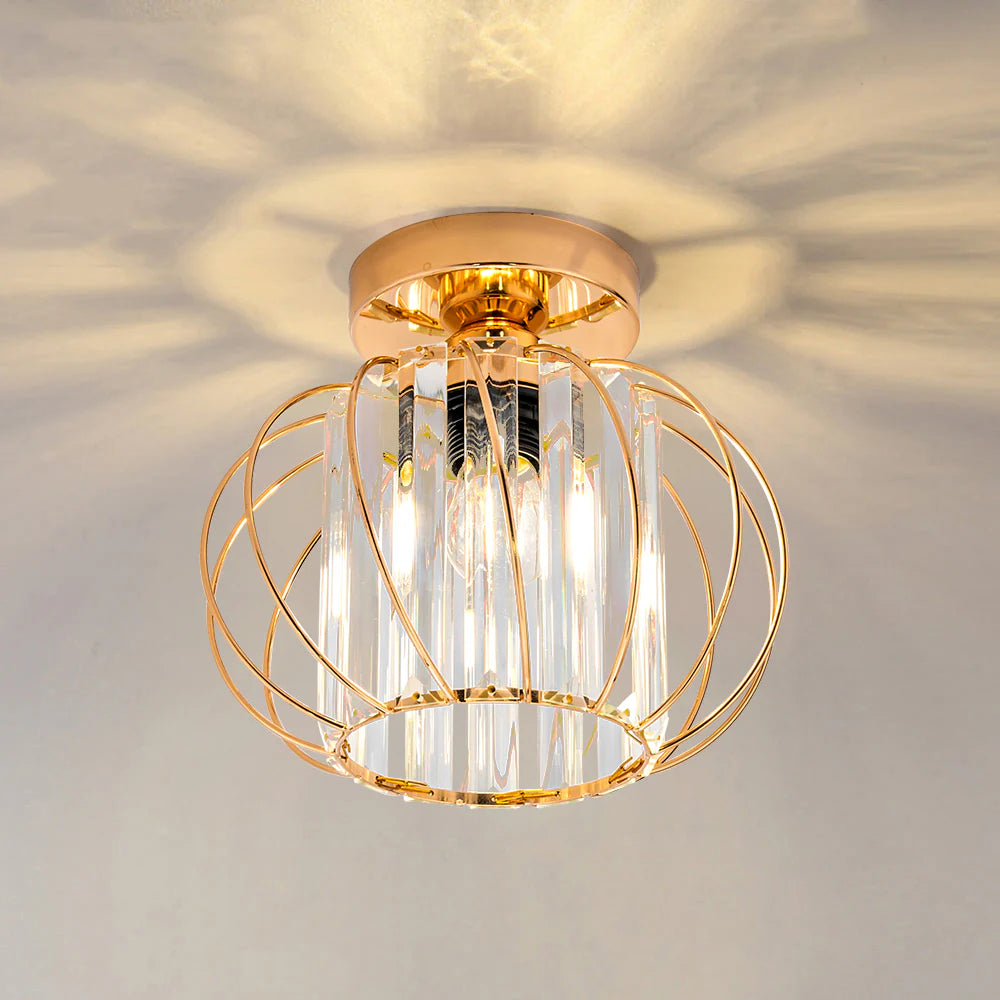 Lampe à suspension en verre globulaire simple et nordique moderne