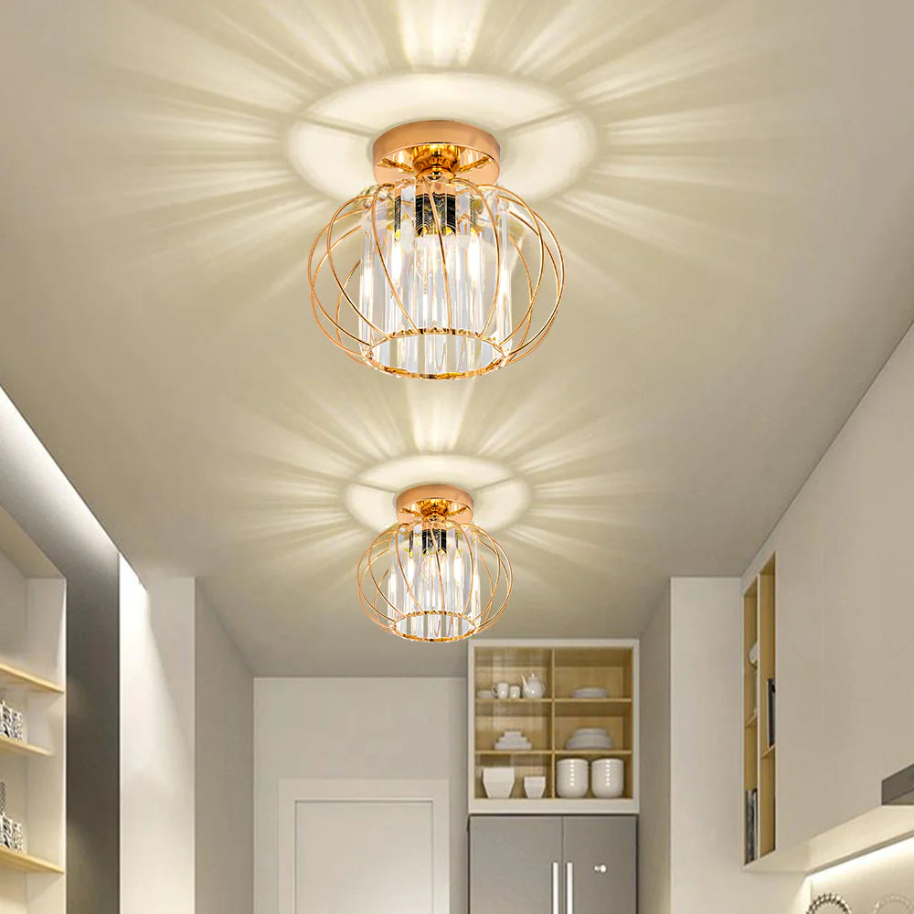 Lampe à suspension en verre globulaire simple et nordique moderne