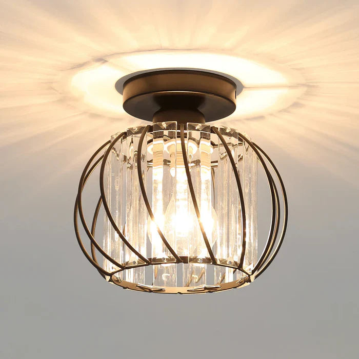 Lampe à suspension en verre globulaire simple et nordique moderne