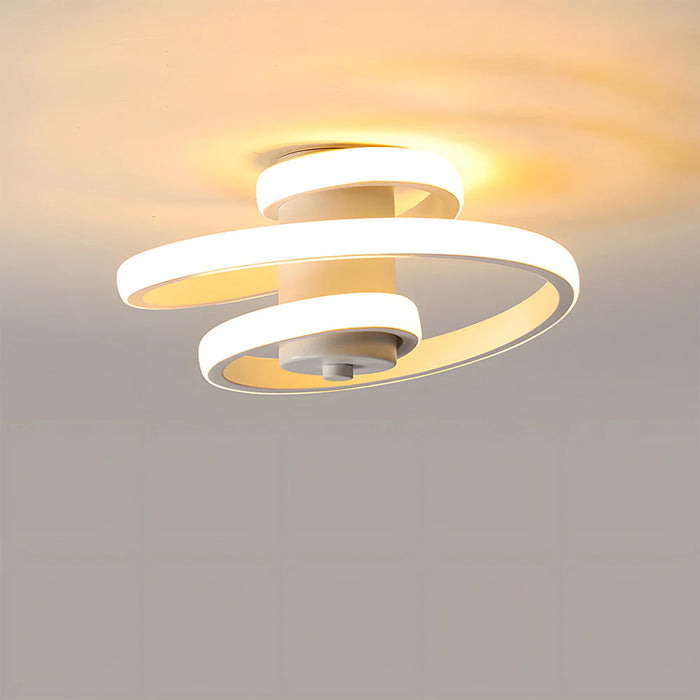 Nordic Creative Spiral Ceiling Light