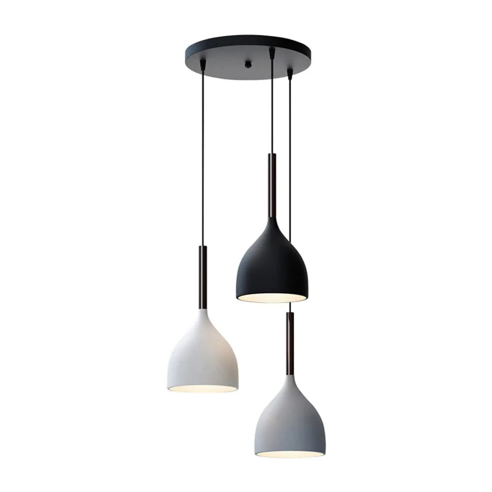 Glarefusion Baking Paint Iron Pendant Light