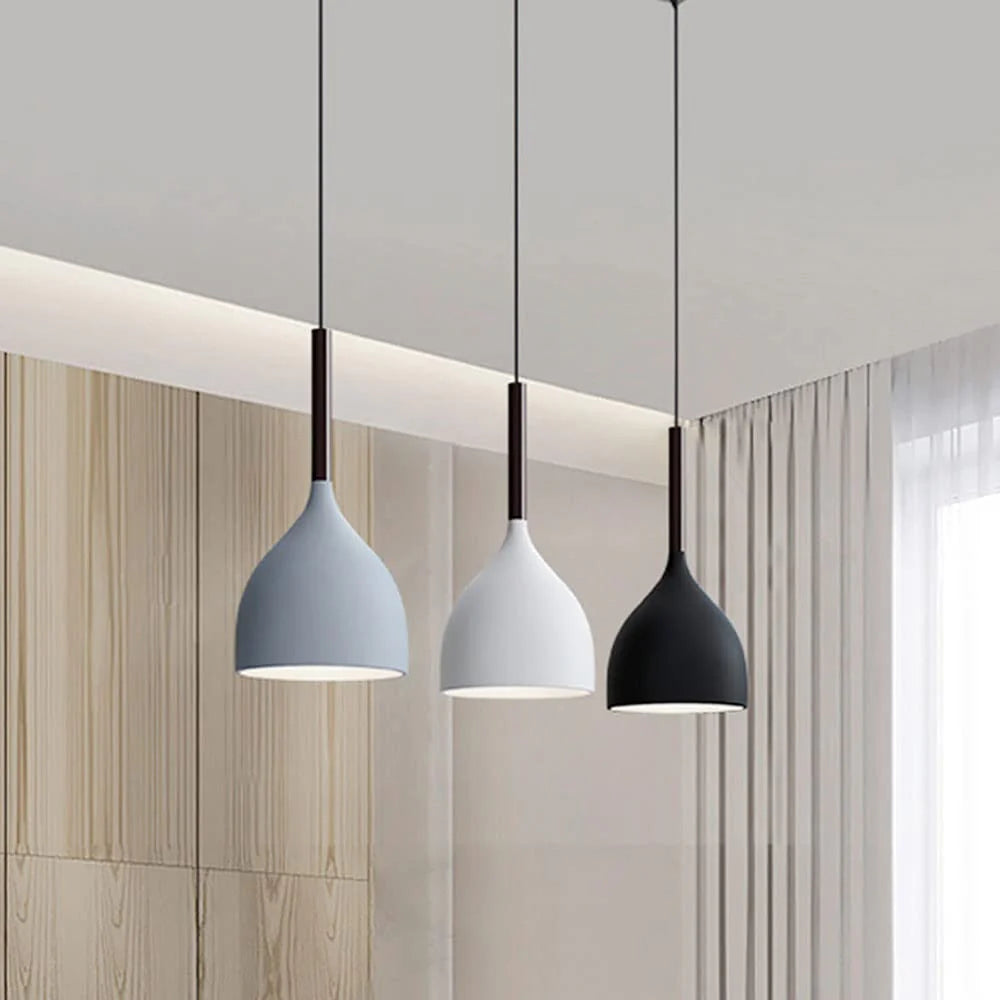 Glarefusion Baking Paint Iron Pendant Light