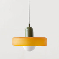Glarefusion Pendante LED de verre Bauhaus moderne
