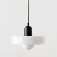 Glarefusion Pendante LED de verre Bauhaus moderne