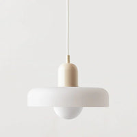 Glarefusion Pendante LED de verre Bauhaus moderne