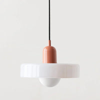Glarefusion Pendante LED de verre Bauhaus moderne