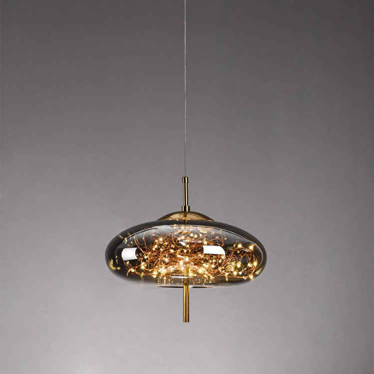 Moderne udsøgt glas pendel