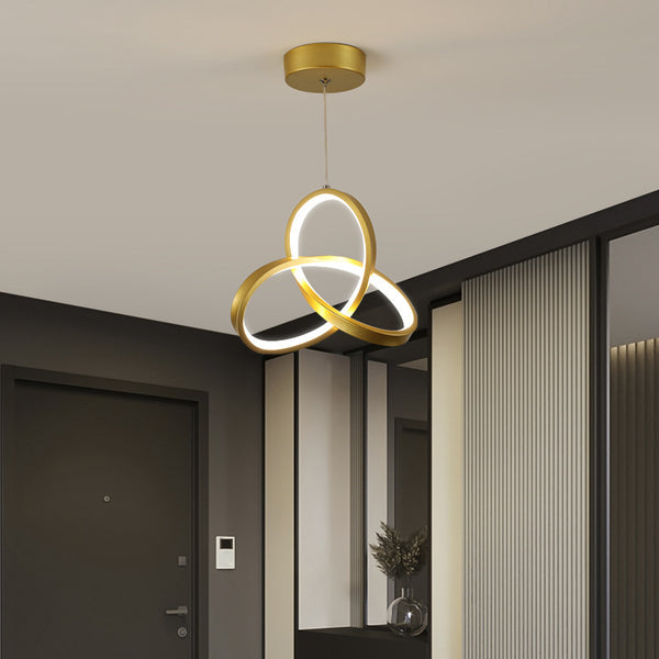 Luce a ciondolo di passaggio minimalista moderno