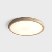 Plafoniera moderna minimalista in travertino