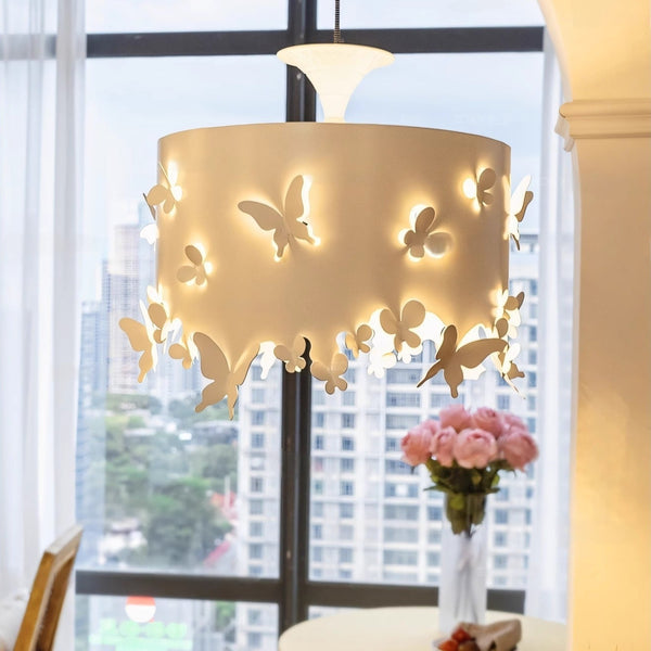 Modern Cream French-Style Restaurant Pendant Light