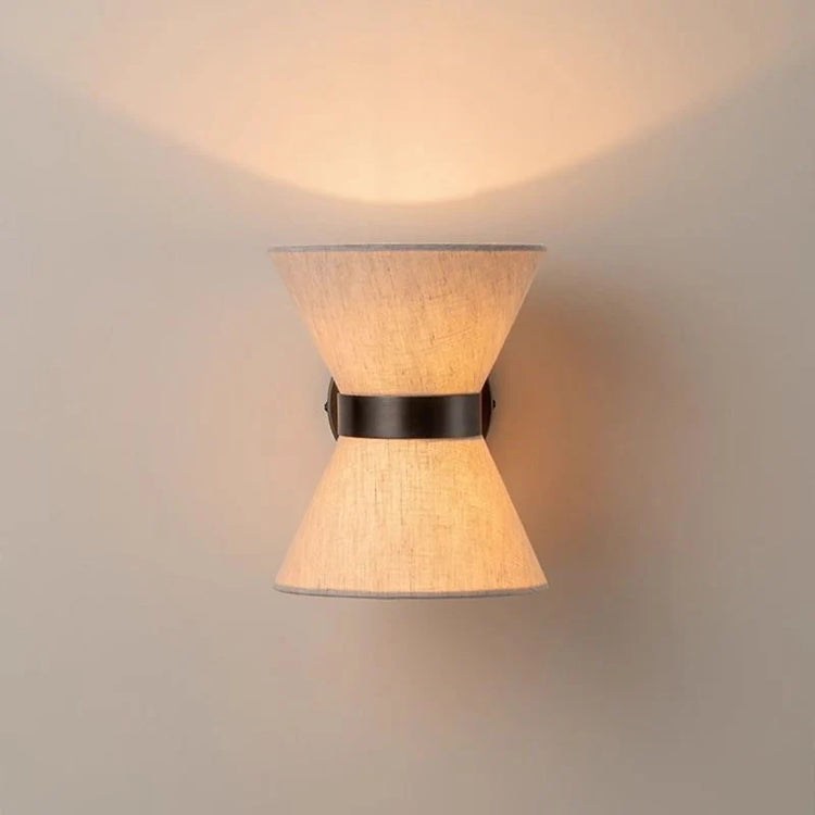 Modern Minimalist Silk Wall Light