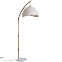 Lampada da pavimento in bambù spirituale sereno