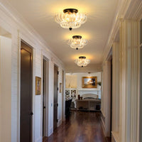 Glarefusion Vintage Amber Glass Ceiling Light