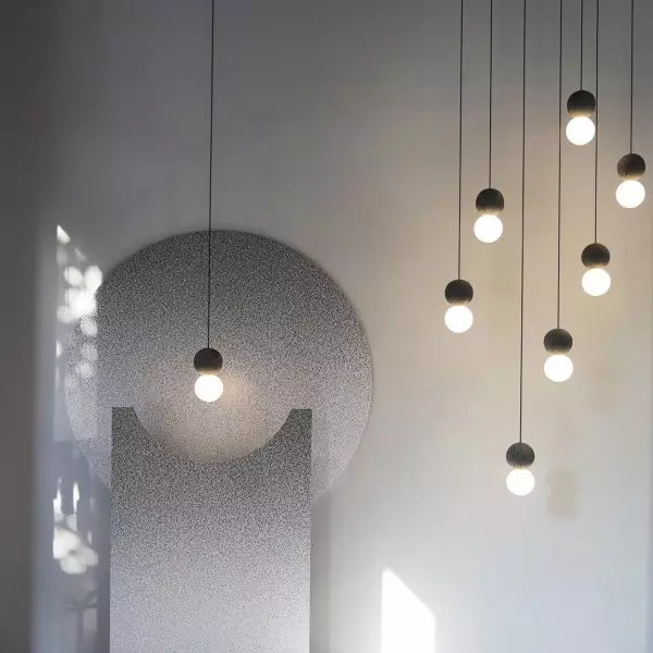 Glarefusion Nordic Modern Simple Terrazzo Chandelier