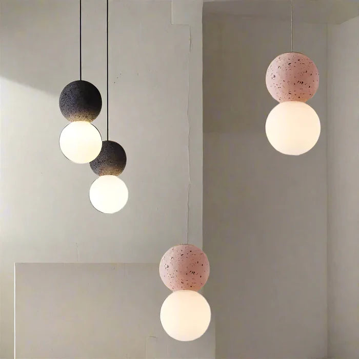 Glarefusion Nordic Modern Simple Terrazzo Chandelier