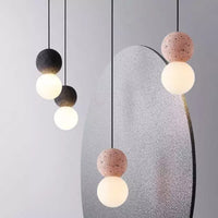 Glarefusion Nordic Modern Simple Terrazzo Chandelier