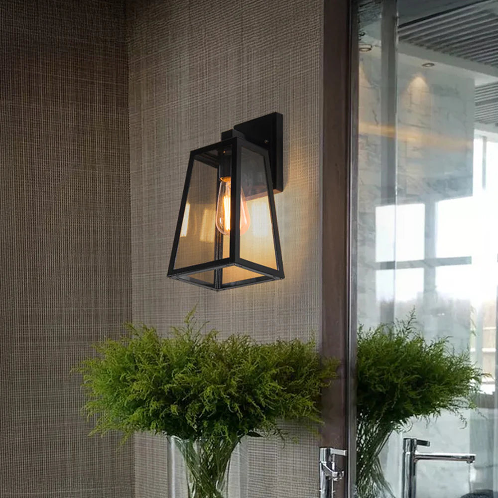 Lampada da parete per esterni industriale nordica retrò