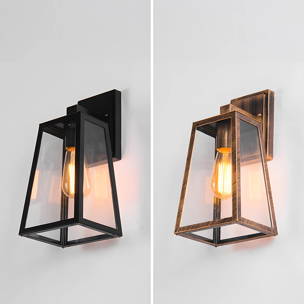 Lampada da parete per esterni industriale nordica retrò