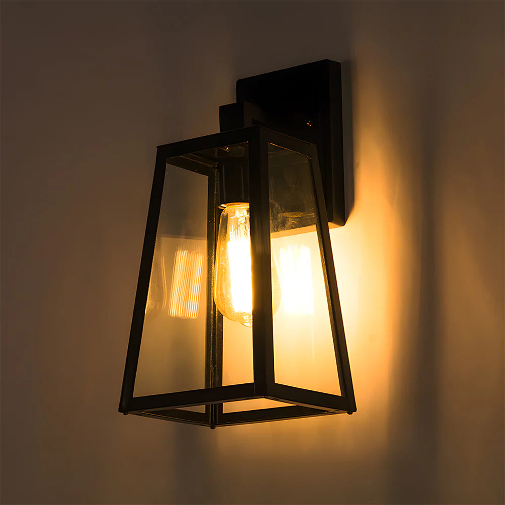 Lampada da parete per esterni industriale nordica retrò
