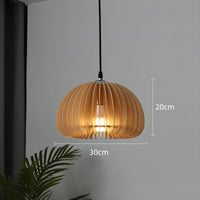 Glarefusion Creative Pumpkin Wooden Chandelier