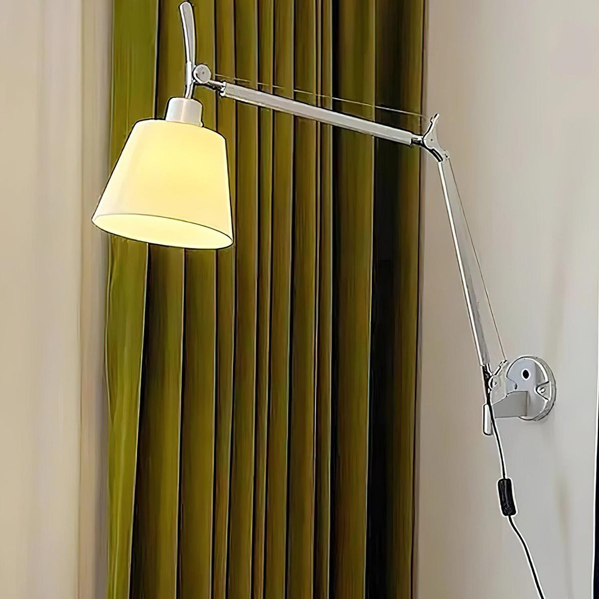 Moderne minimalistisk rockerarmvæglampe