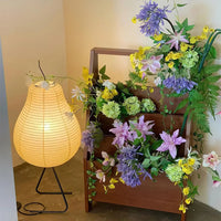 Wabi-Sabi Rice Paper Floor Lamp