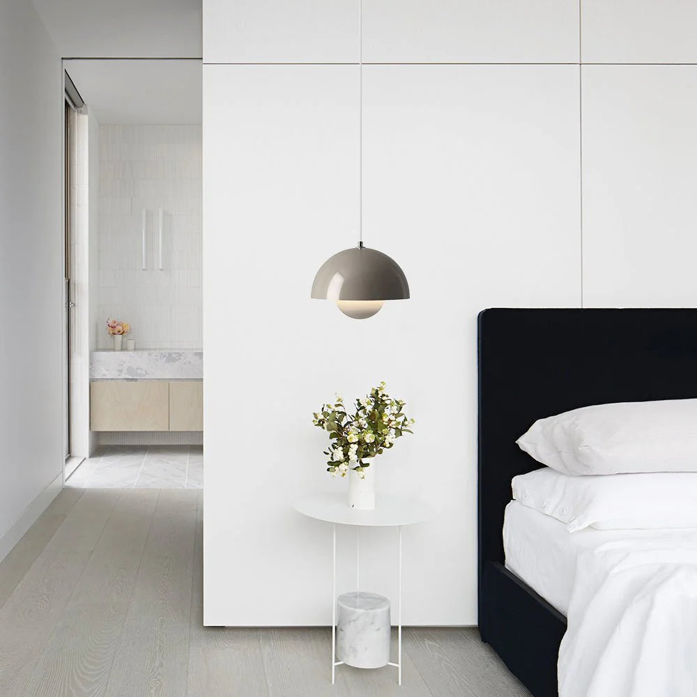 Moderne farverig runde lysende pendellys