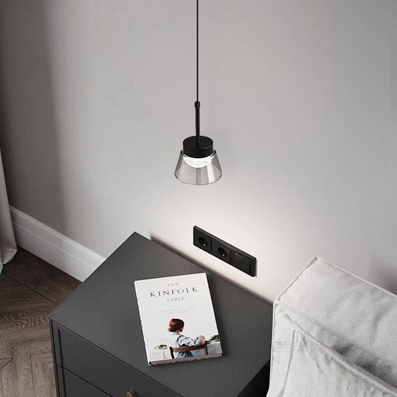 Italiensk minimalistisk glaspendel