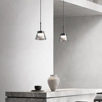 Italiensk minimalistisk glas pendellys