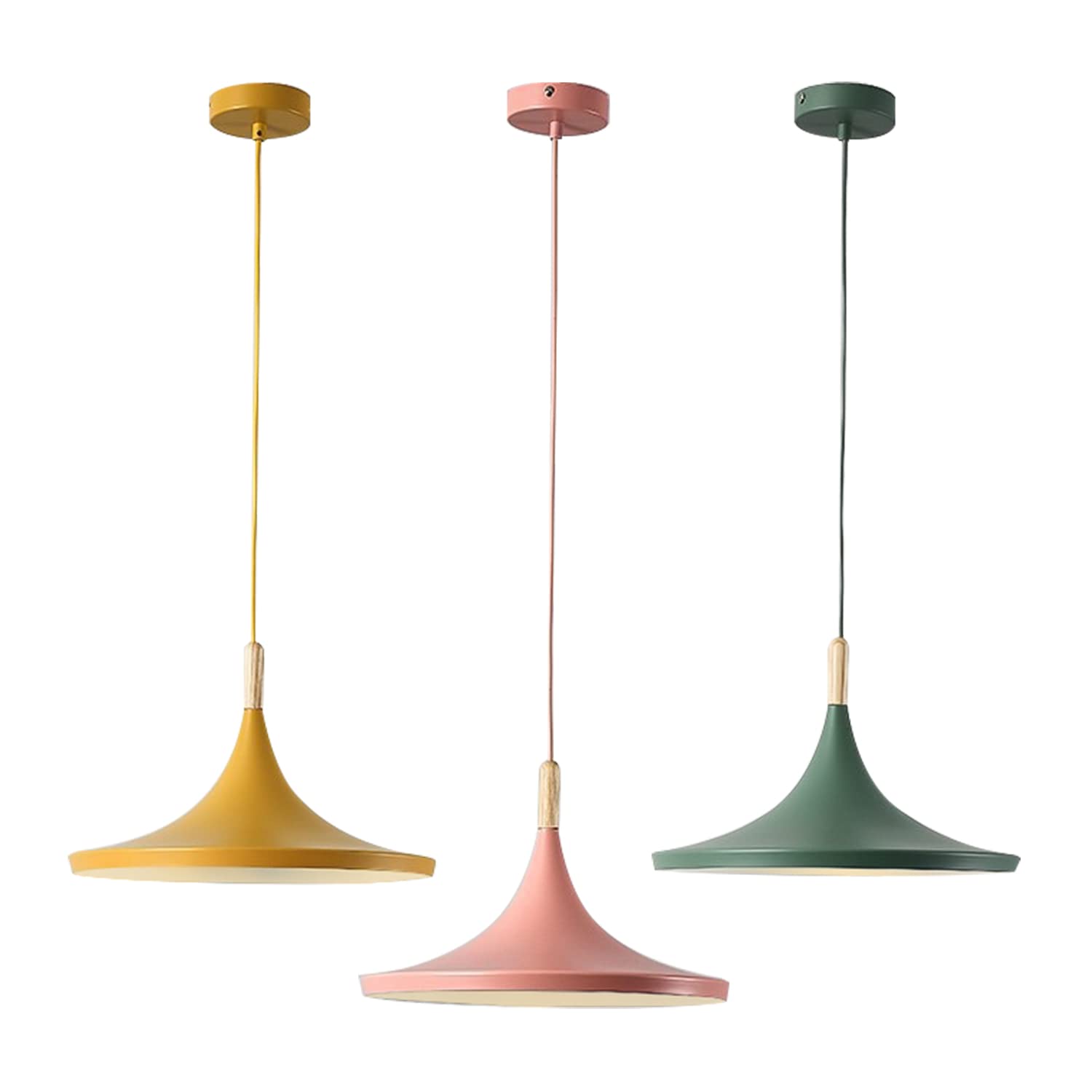 Industrial Cone Metal Pendant Light