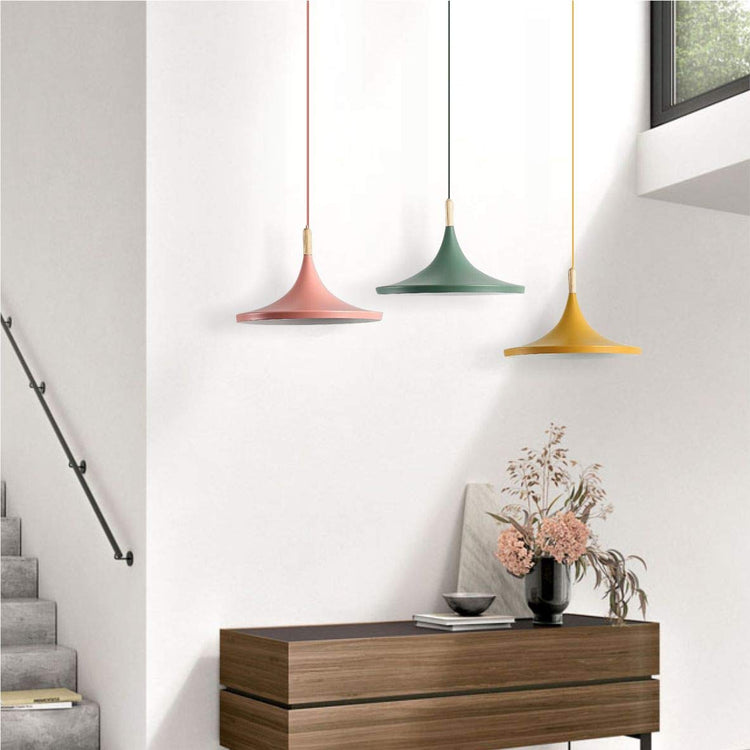 Industrial Cone Metal Pendant Light