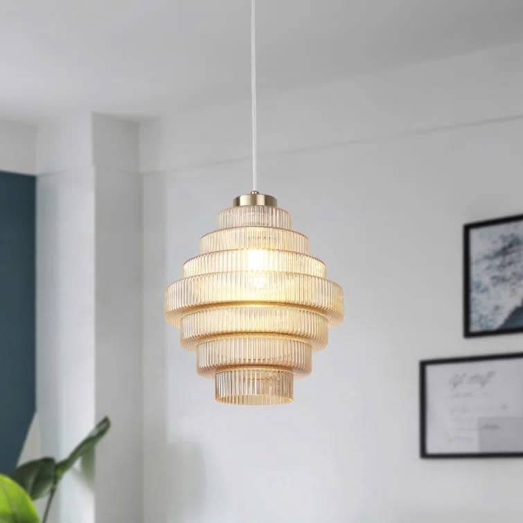 Lampada a sospensione moderna in vetro creativo Glarefusion