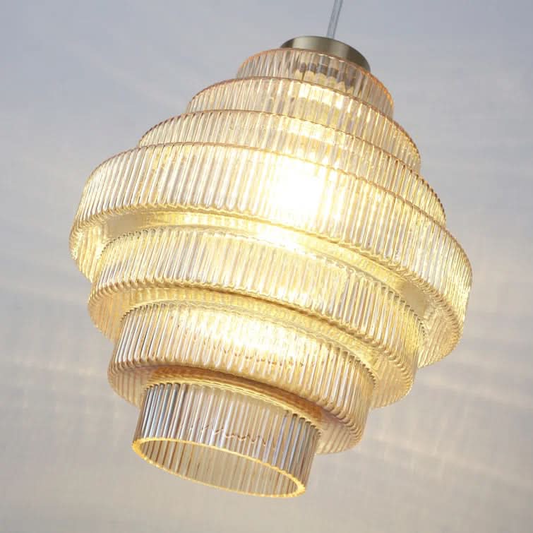 Lampada a sospensione moderna in vetro creativo Glarefusion