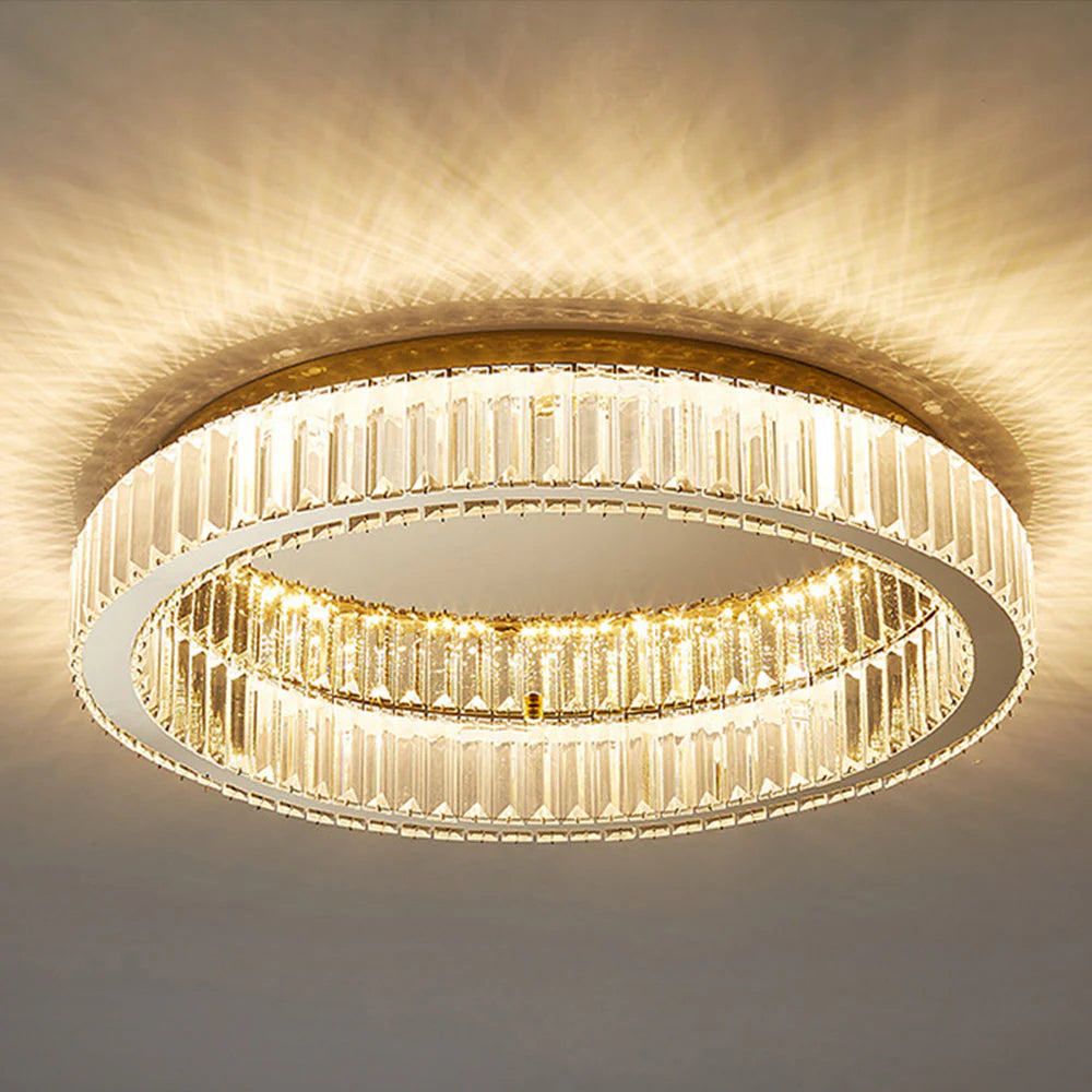 Moderne kreative runde Kristalldecke
