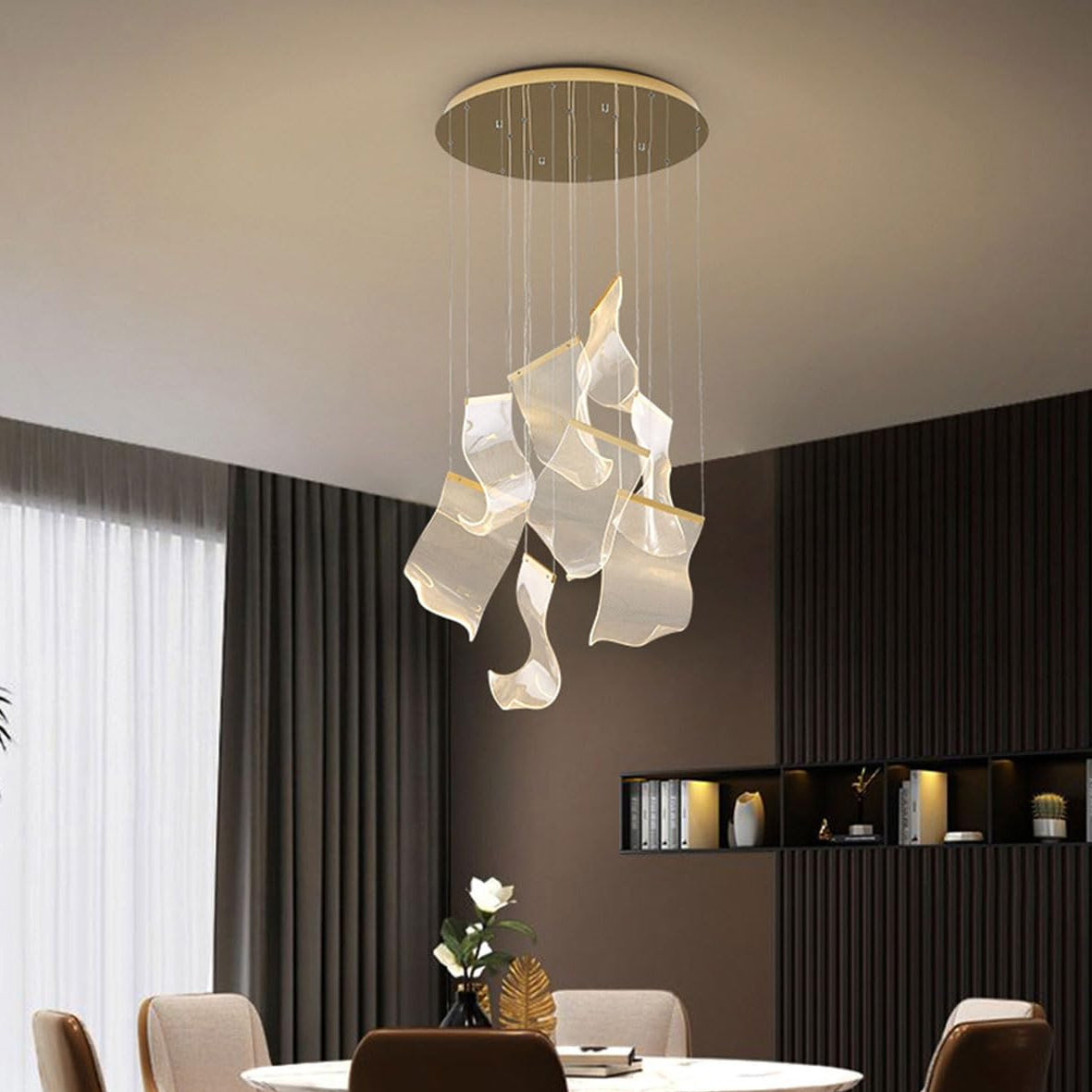 Lampadario postmoderno di lusso creativo