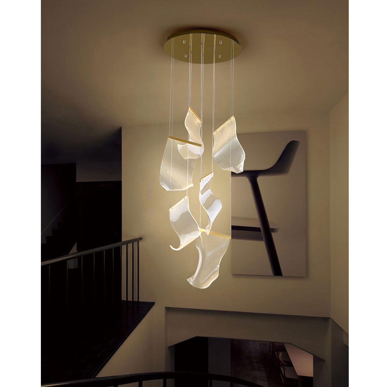 Lampadario postmoderno di lusso creativo