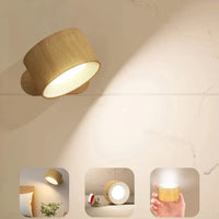 Glarefusion Modern 360° Rotatable LED Wall Light