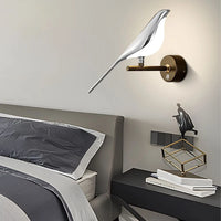 Glarefusion Modern Led Art Design Bird Wall Light