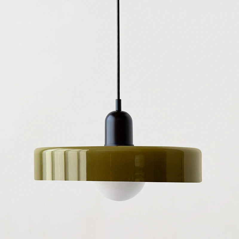 Glarefusion Modern Bauhaus Glass LED Pendant Light