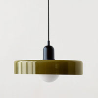 Glarefusion Modern Bauhaus Glass LED Pendant Light