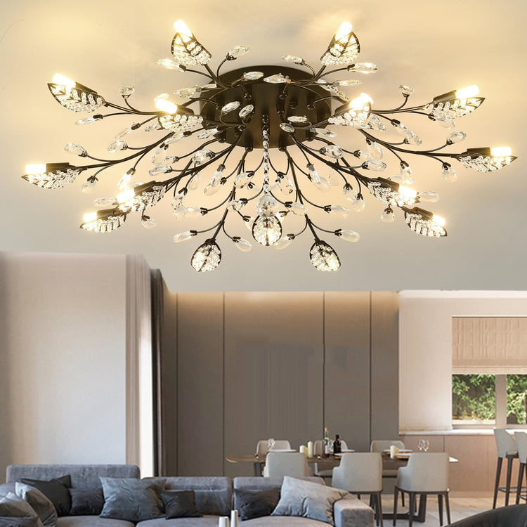 Nordic Modern Crystal Ceiling Chandelier