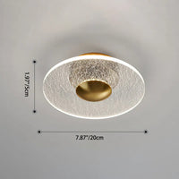 Glarefusion Modern Geometric Grain Ceiling Light