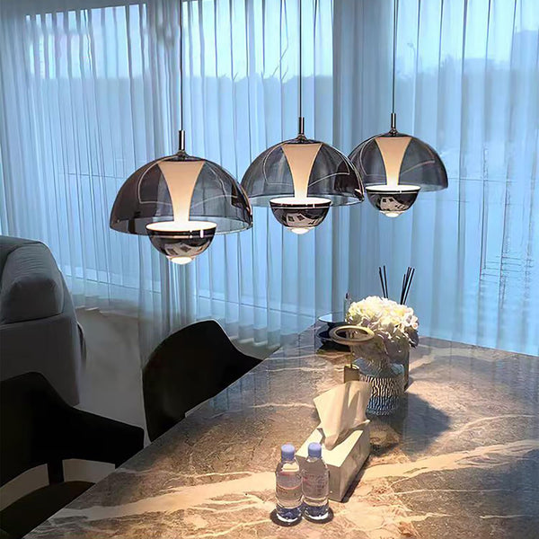 Nordic 3 Heads Glass Kitchen pendel Light