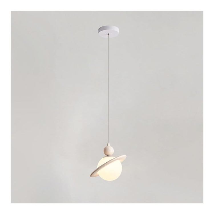 Creative Planet pendel i cremestil